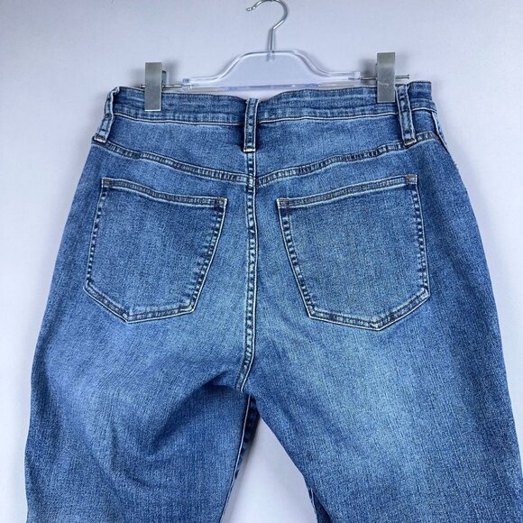 J Crew Vintage Slim Straight Leg Jeans Womens Size 31 High Rise Medium Wash Blue - Picture 3 of 12